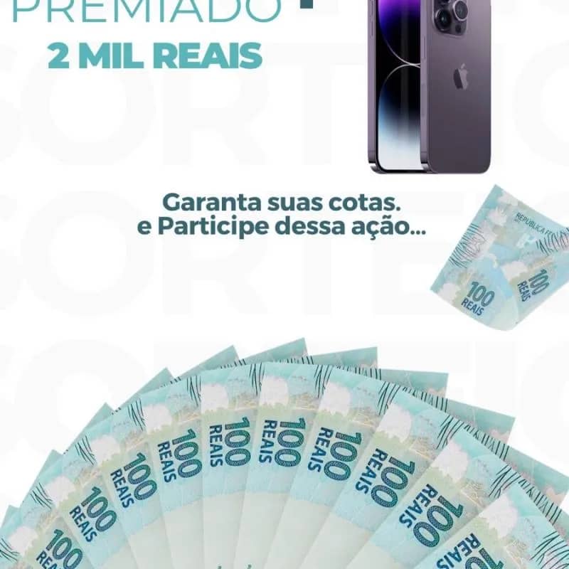 Imagem da campanha iPhone 14 + 2 k no pix