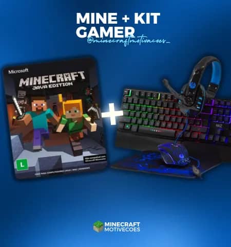 Imagem da campanha Minecraft Original + Kit Gamer