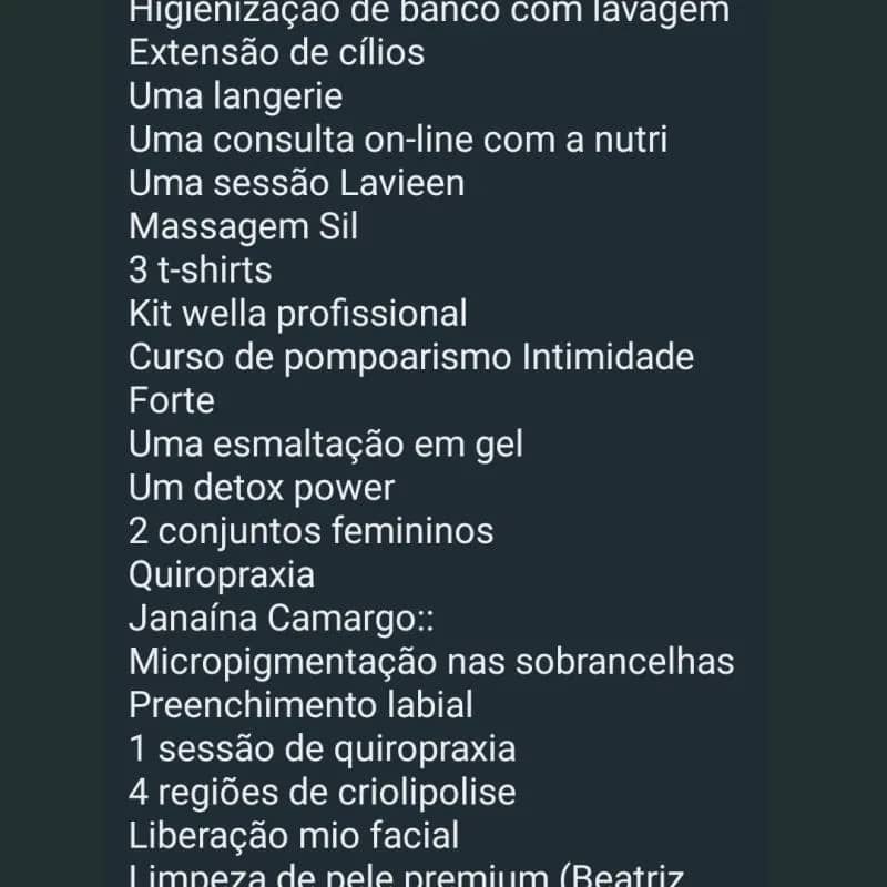 Imagem da campanha Rifa da Tany