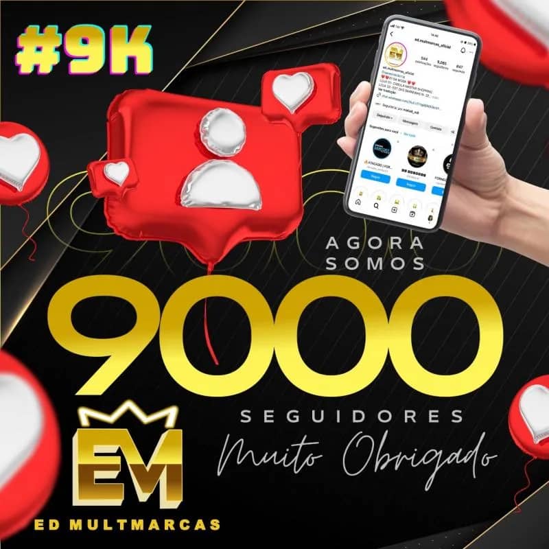 Imagem da campanha GRAÇAS 9K