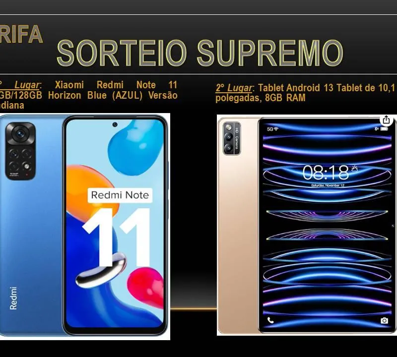 Imagem da campanha Rifa: Sorteio Supremo