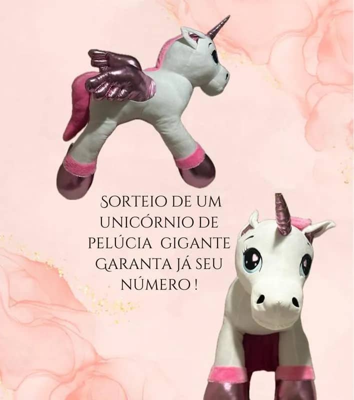 Imagem da campanha Unicórnio De Pelúcia 80Cm