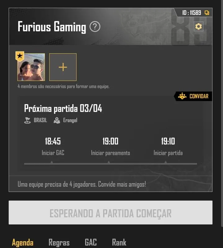 Imagem da campanha Campeonato da Furious Gaming