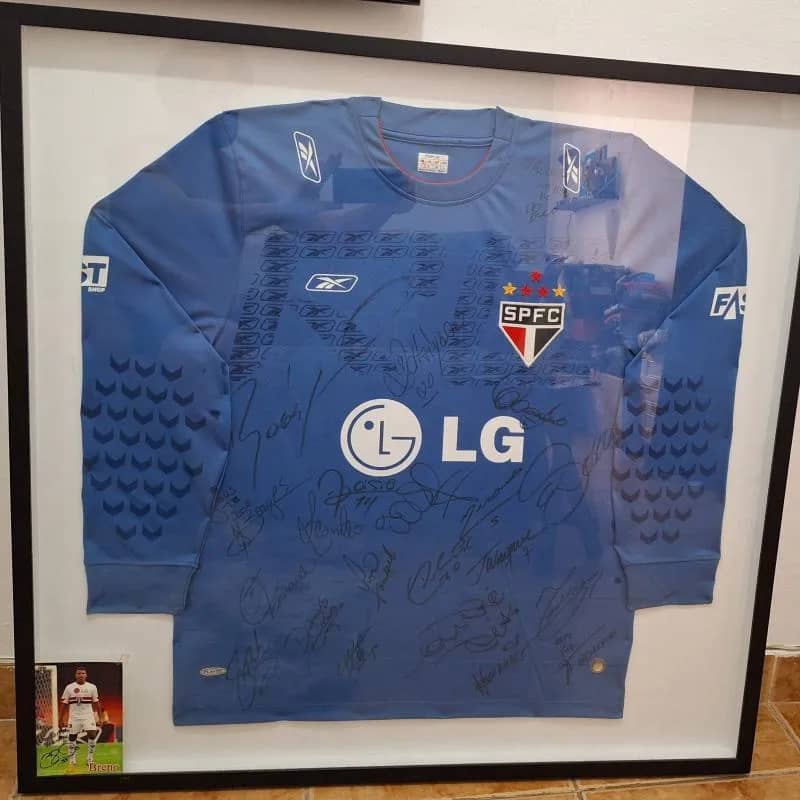 Imagem da campanha Camisa Rogério Ceni autografada elenco 2007