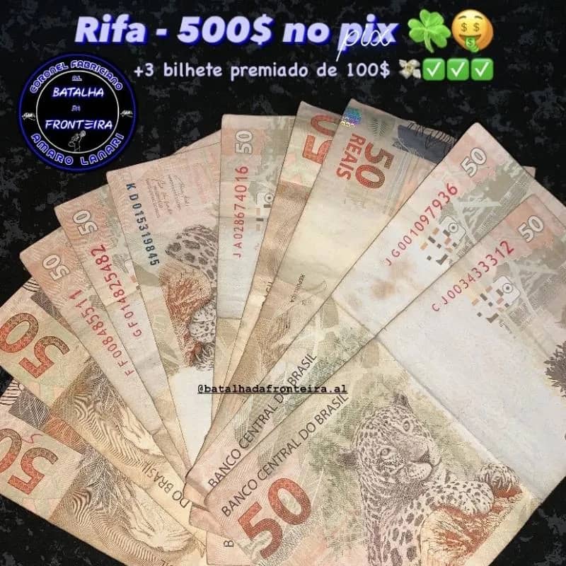 Imagem da campanha 🤑500$ no pix te ajuda?🤑