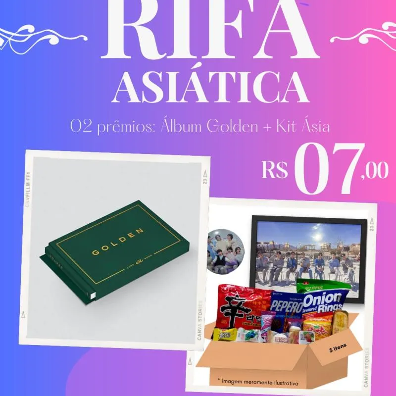 Imagem da campanha Rifa Asiática