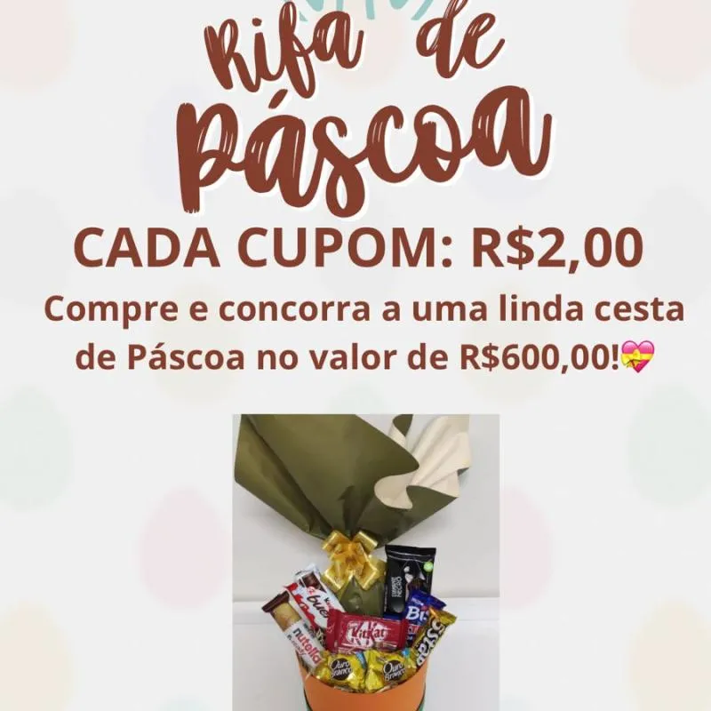 Imagem da campanha RIFA DE PASCOA
