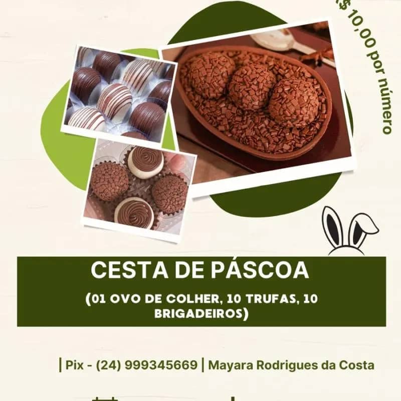 Imagem da campanha Rifa de Páscoa