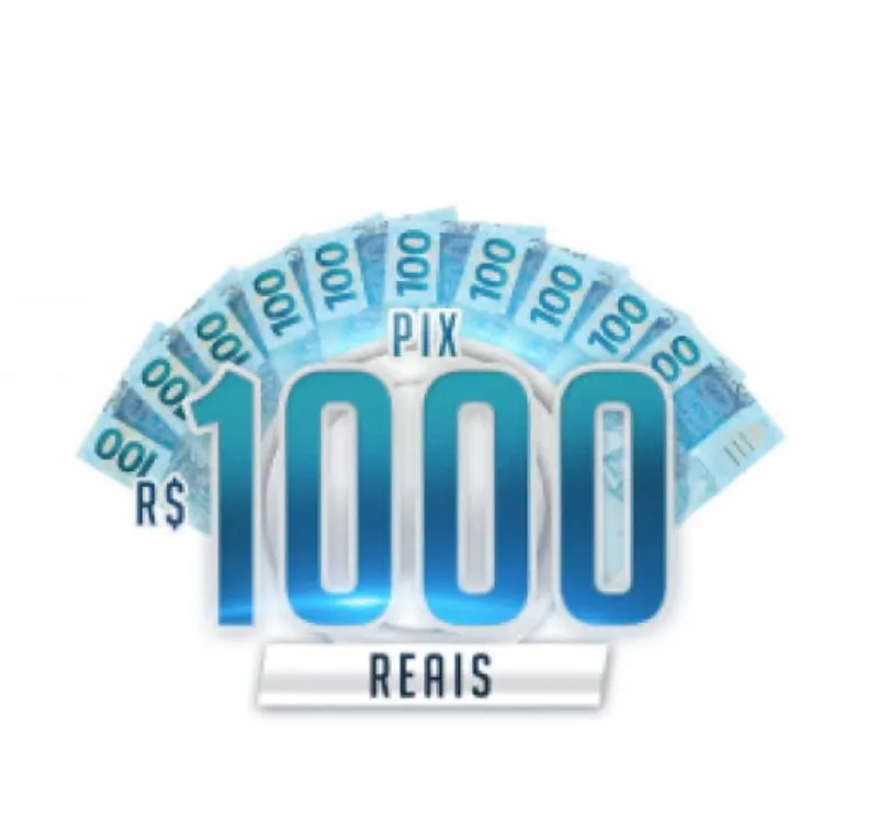 Imagem da campanha Mil reais no pix