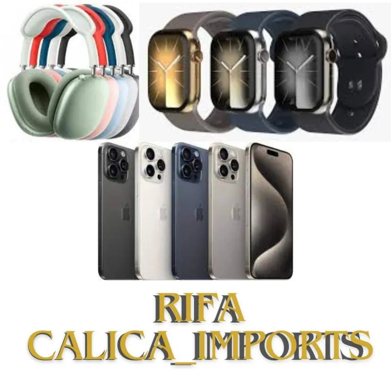 Imagem da campanha 1 IPHONE 15 PRO MAX  1 AIRPODS MAX 1 APPLE WATCH SERIE 9 45MM Ou 15 Mil No PIX