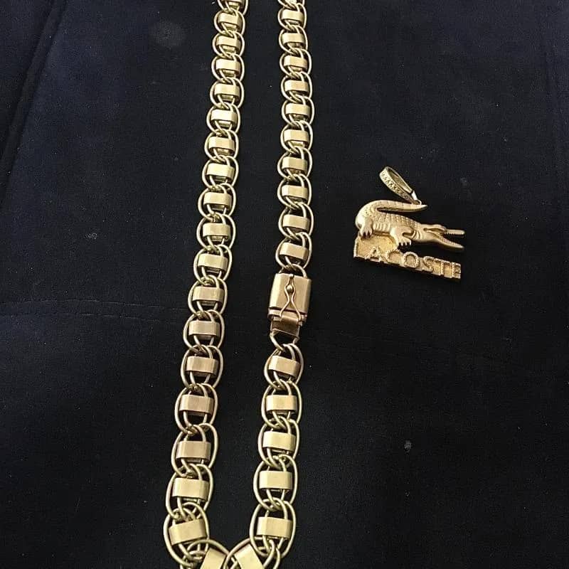 Imagem da campanha Moeda antiga 70cm+pingente 5cm