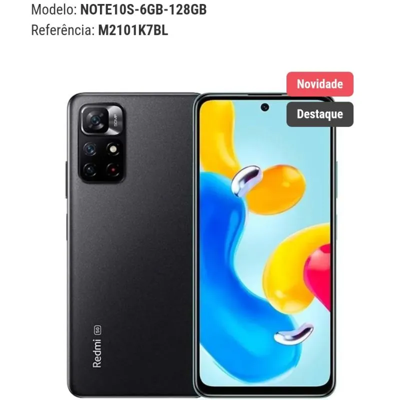 Imagem da campanha Redmi Note 10S
