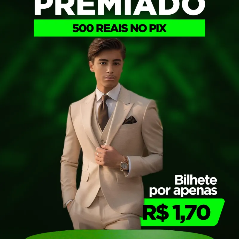 Imagem da campanha Sorteio 500R$ No Pix por apenas 1,70