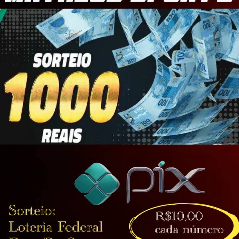 Imagem da campanha Pix de R$1.000,00 direto na sua conta.