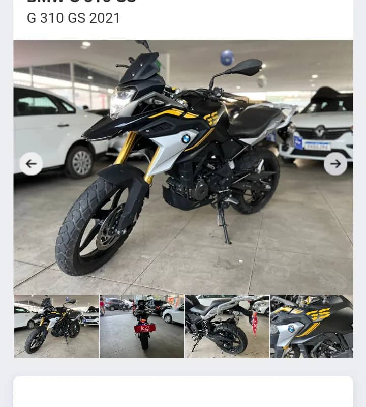 Imagem da campanha BMW G 310 GS