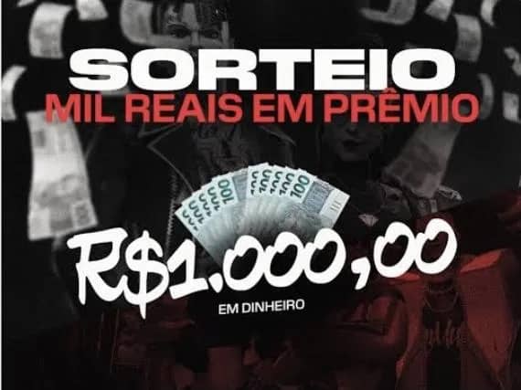 Imagem da campanha 🍀SORTEIO DE R$1.000 NO PIX🍀