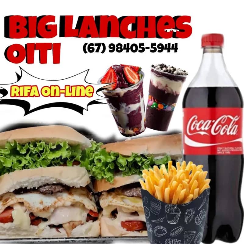 Imagem da campanha BIG LANCHES COTA PREMIADA🍀