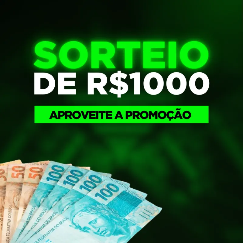 Imagem da campanha Sorteio R$1000 no Pix