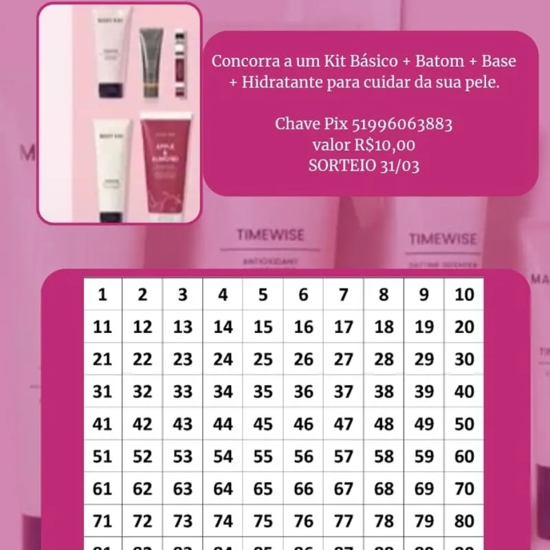 Imagem da campanha PIX da Beleza