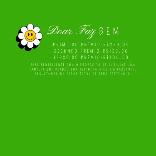 Imagem da campanha Rifa Beneficente