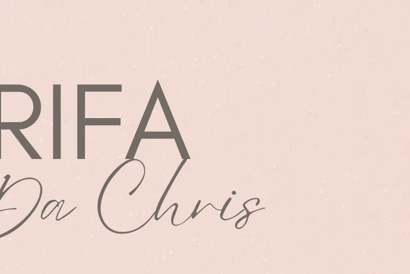 Imagem da campanha Rifa da Chris