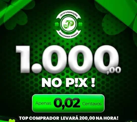 Imagem da campanha 0,02 centavos para 1,000 mil no pix