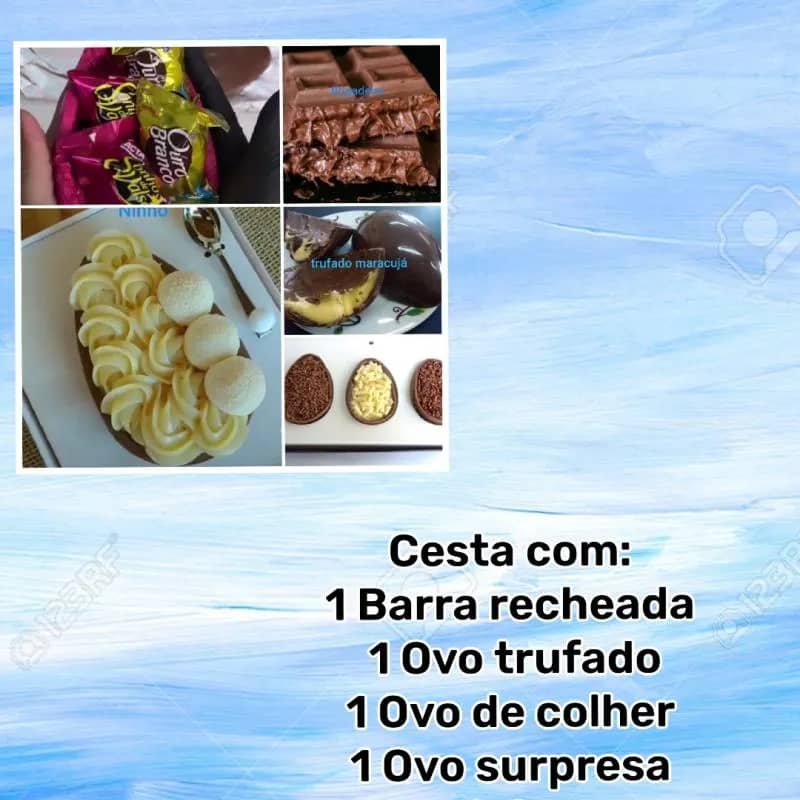 Imagem da campanha CESTA DE PÁSCOA