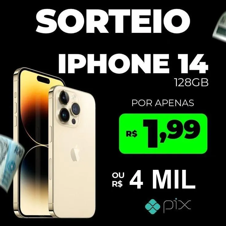 Imagem da campanha Participe da Ação Solidária: Ajude o Seu Erenaldo e Concorra a um iPhone 14 por Apenas R$ 1,99!