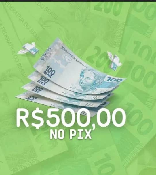 Imagem da campanha 500$ NA SUA CONTA