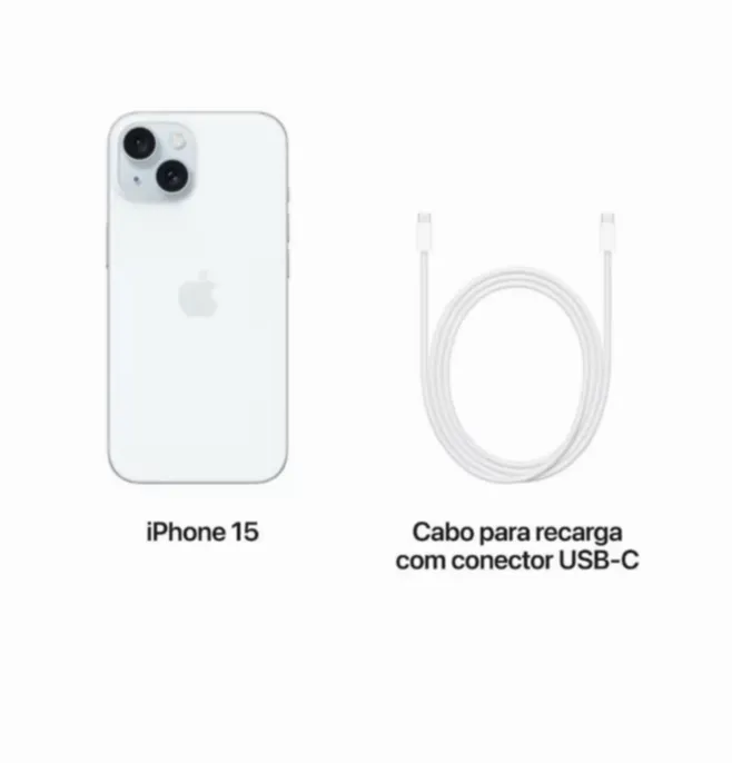 Imagem da campanha iPhone 15 128GB