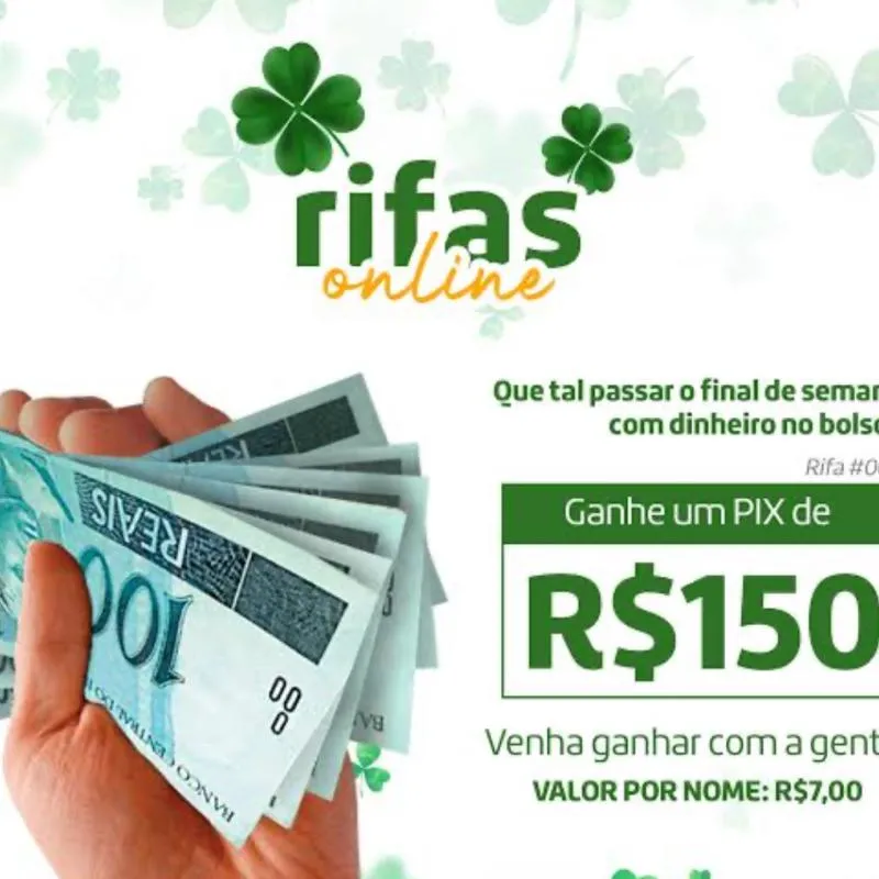 Imagem da campanha Rifa instantânea