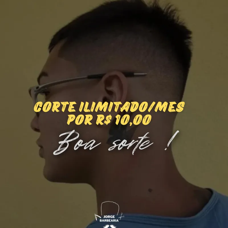 Imagem da campanha Corte ilimitado no mês