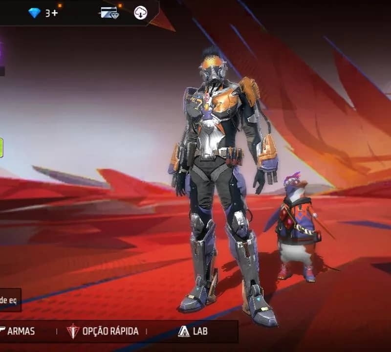 Imagem da campanha Conta de free fire com 660 diamantes e o passe