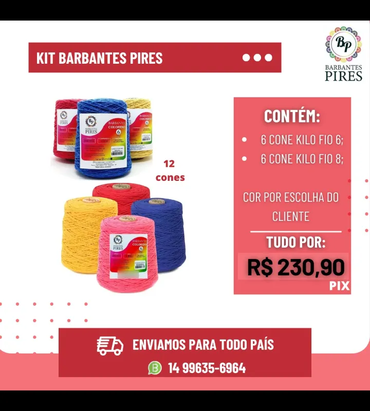 Imagem da campanha Rifa da Crocheteira