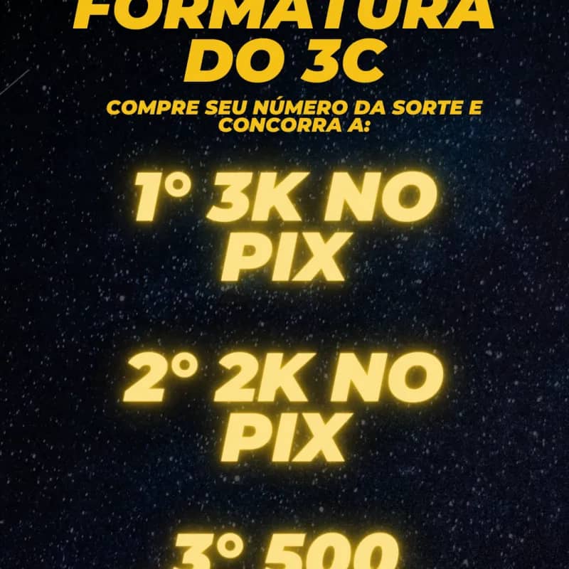 Imagem da campanha Rifa formandos 3c