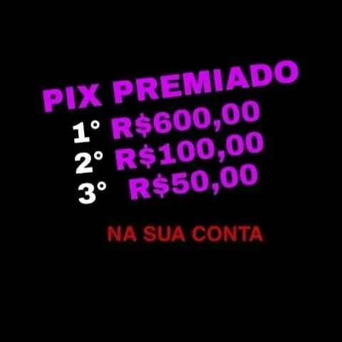 Imagem da campanha Primiação 600$ 100$ 50$