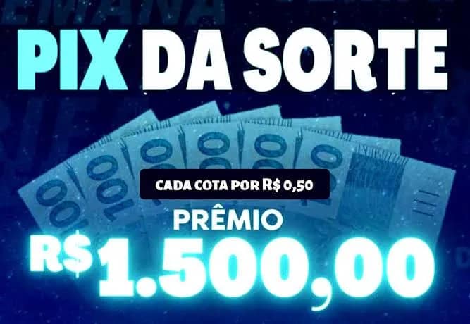 Imagem da campanha 1,500 no pix