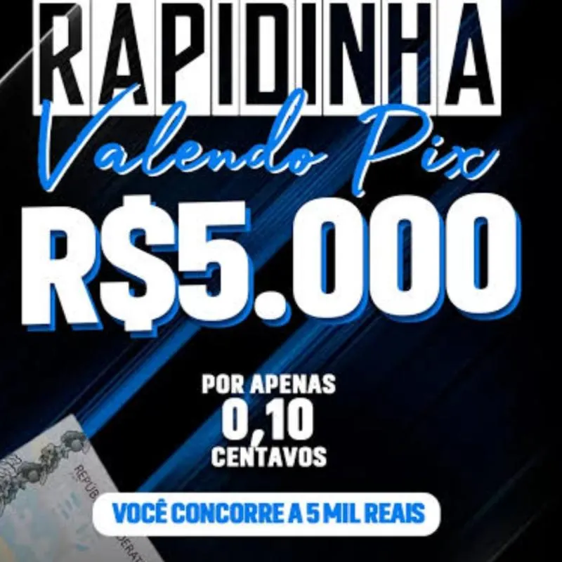 Imagem da campanha RAPIDINHA de 5K