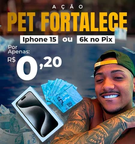 Imagem da campanha IPHONE 15 OU 6K NO PIX