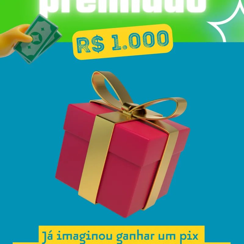 Imagem da campanha Pix premiado