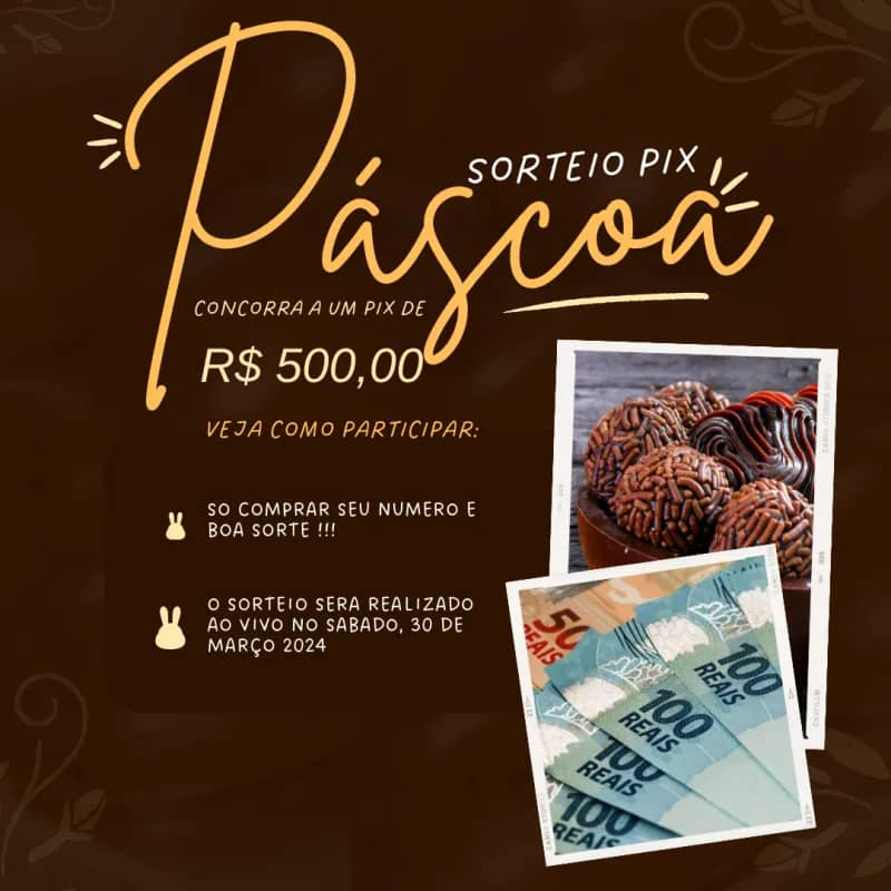 Imagem da campanha Pix de Páscoa