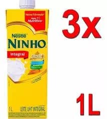 Imagem da campanha 03 Unid. de Leite Integral Ninho