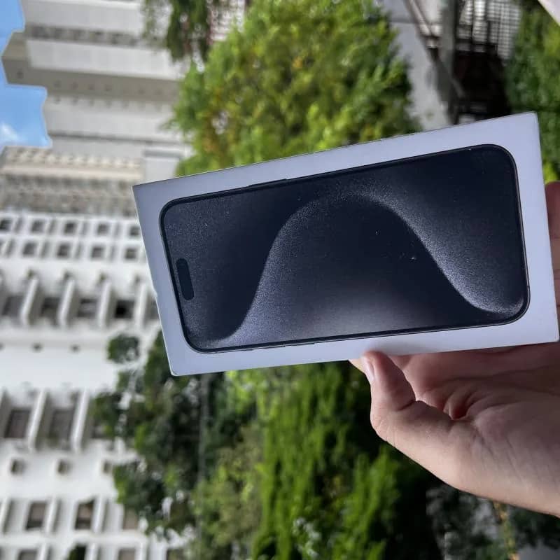 Imagem da campanha iPhone 15 Pro 256gb