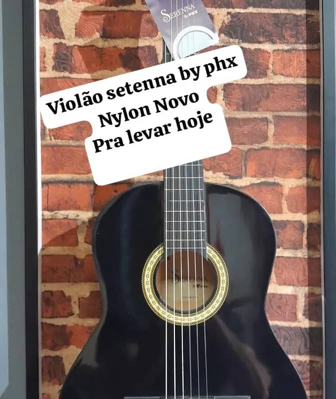 Imagem da campanha Violão Novo na caixa