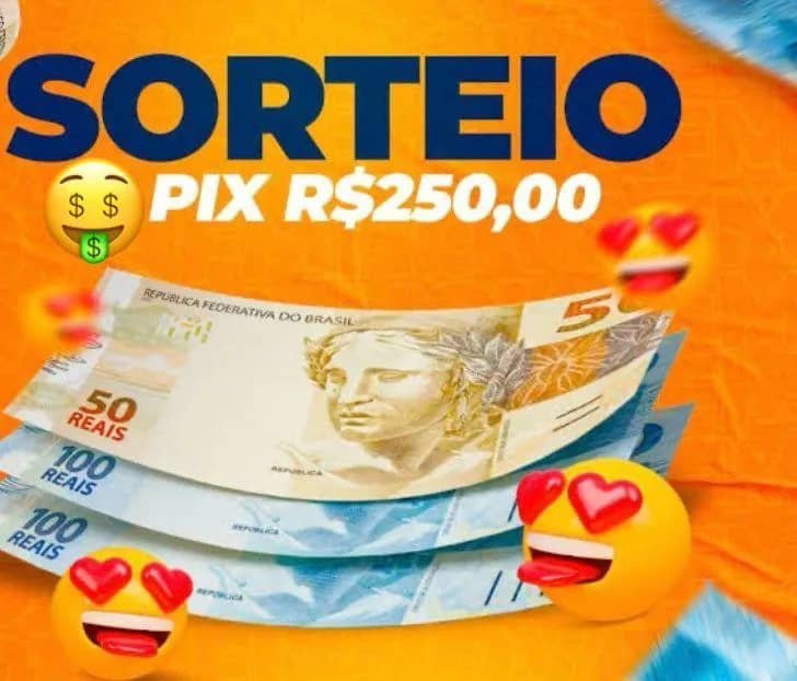 Imagem da campanha Rifa-se 250 no pix 🤑