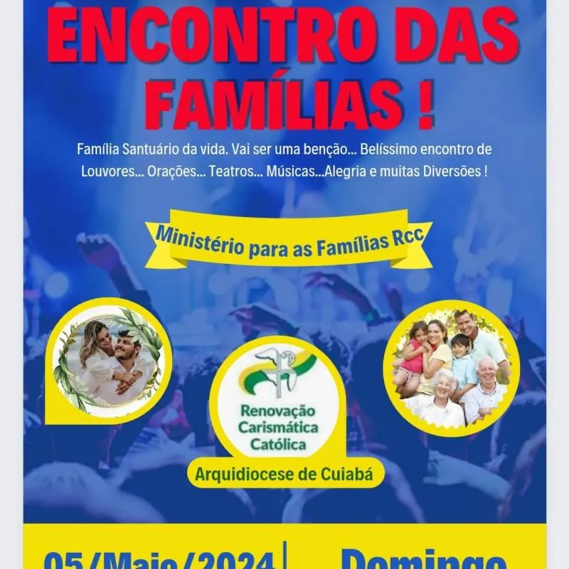 Imagem da campanha Encontro das Famílias