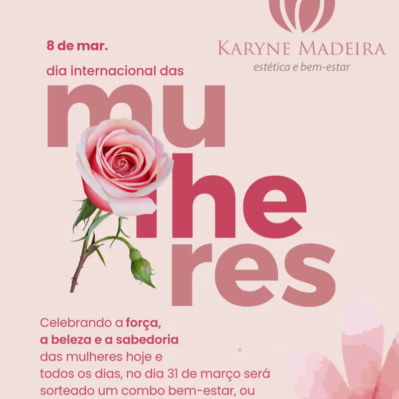 Imagem da campanha RIFA MÊS DA MULHER