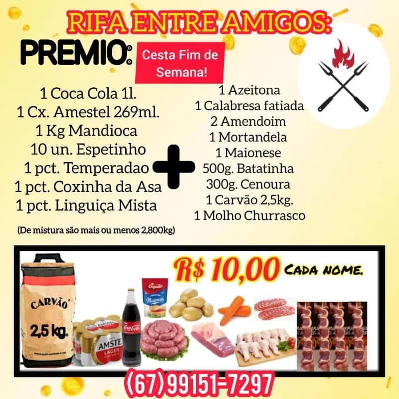 Imagem da campanha Rifa Entre Amigos