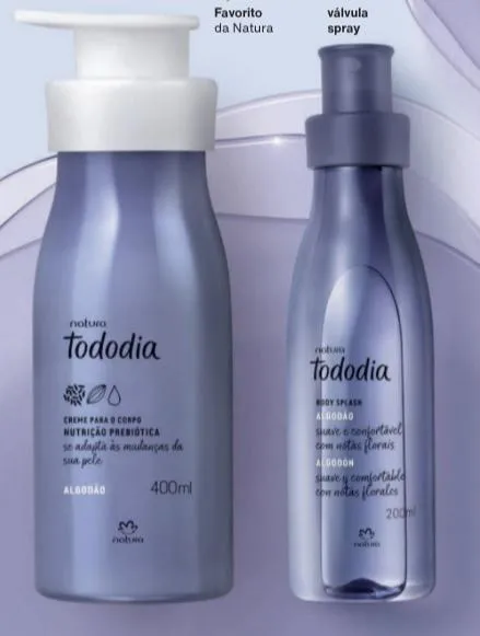 Imagem da campanha Kit Natura Tododia Algodão