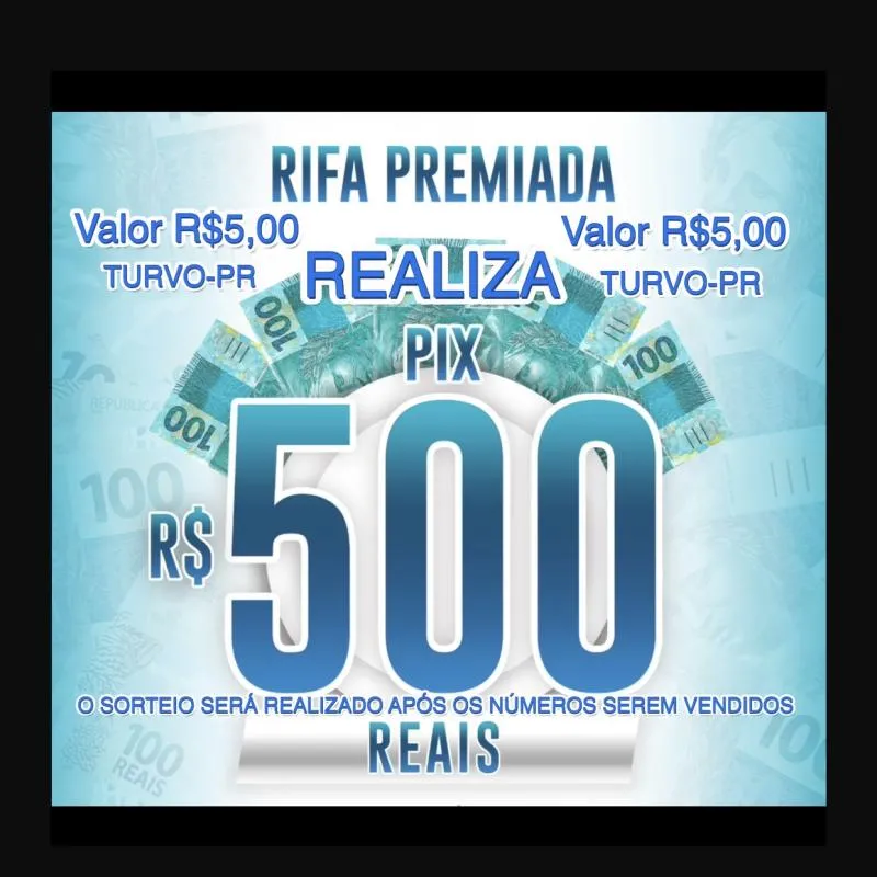 Imagem da campanha RIFA PREMIADA!